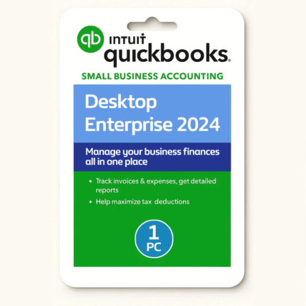 QuickBooks Desktop Enterprise 2024 – Lifetime License Key – USA Version (3 Users)