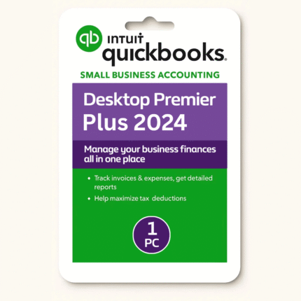 QuickBooks Desktop Premier Plus 2024 – Lifetime License Key – USA Version (1 User)