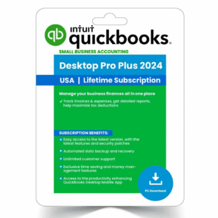 Quickbooks Desktop Pro Plus 2024 Lifetime Activation For Windows or MAC | 1 or 3 Users